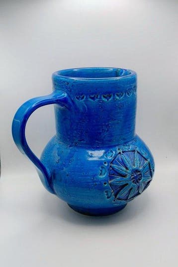 Bitossi - Aldo Londi - Kruik - Keramiek - Caraffa Rimini Blu