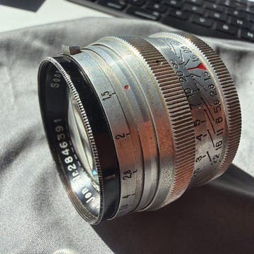 Carl Zeiss Jena Sonnar 1,5/5cm rotes T | Prime lens, Nieuw
