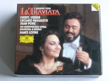 Verdi - La Traviata / Cheryl Studer, Pavarotti, James Levine, Cd's en Dvd's, Ophalen of Verzenden, Zo goed als nieuw