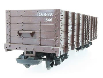 LGB G - 1646 - Modeltrein goederenwagon (1) - 4-assige hoge, Nieuw