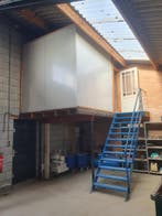 Kantoor op Entresolvloer + Trap 365 x 240 Reeds Gedemonteerd