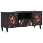 vidaXL Opslagkasten Multikleur 105 x 33,5 x 46 cm Massief, Huis en Inrichting, Woonaccessoires | Cd- en Dvd-rekken, Verzenden