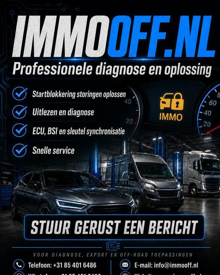 Startblokkering Uitschakelen / IMMO storing oplossen ECU,, Auto-onderdelen, Besturing, Nieuw, 3 maanden garantie, Alfa Romeo, Audi