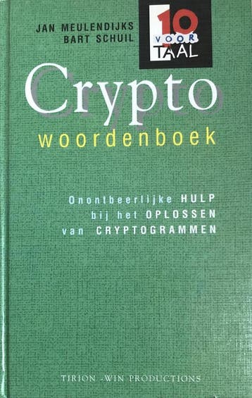 Cryptowoordenboek / Tien voor taal - J. Meulendijks, Verzenden, Gelezen, J. Meulendijks