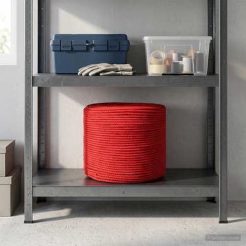 vidaXL Katoenen Touw 6 mm 500 m Rood 100% Katoen, Verzenden, Nieuw