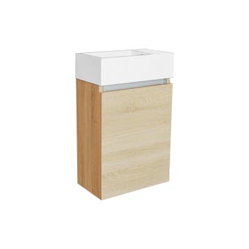 Sani Royal Fonteinkast Greeploos Trento Light Wood, Nieuw
