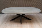 Mediterraneo Eetkametafel  Plat Ovaal (100x220 cm), Nieuw
