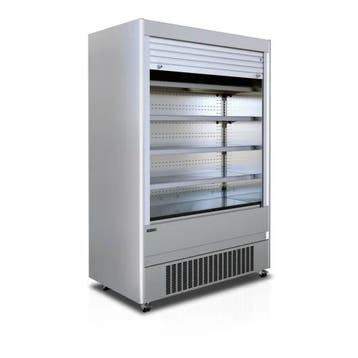 Multideck koeler met veiligheidsrolluik en slot |Grijs |1..., Verzenden, Nieuw in verpakking