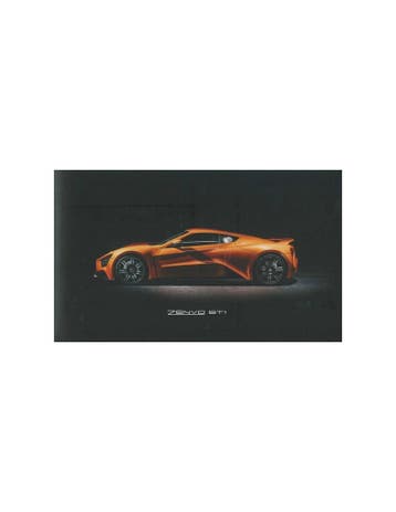 2014 ZENVO ST1 BROCHURE ENGELS, Nieuw, Author