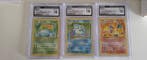 Pokémon - 3 Graded card - Venusaur, Blastoise, Charizard, Nieuw