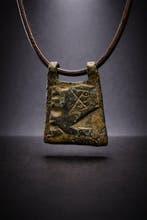 Oud-Romeins sluitstuk/amulet met het ‘X’-motief – roept