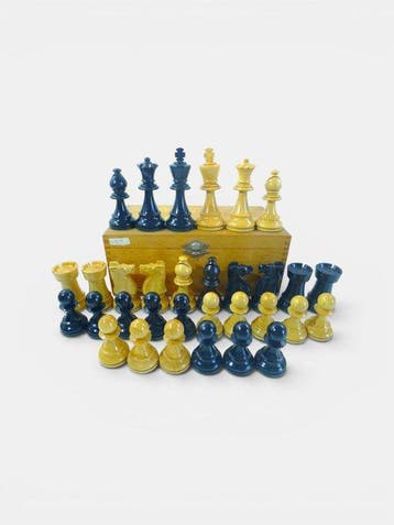 Tres RARE Jeu déchecs Chavet Club Size King 115 mm en buis