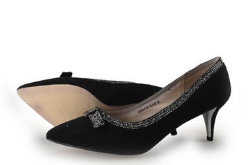 Jumex Pumps in maat 39 Zwart, Pumps, Verzenden, Zwart, Zo goed als nieuw