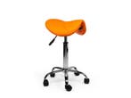 Zadelkruk Oranje - Standaard Zithoogte, In hoogte verstelbaar, Nieuw, Kunststof