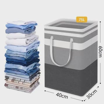 75L Grote Waterdichte Wasbox - Opvouwbare Stoffen Mand voor, Huis en Inrichting, Verzenden, Nieuw