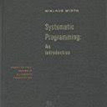 Systematic Programming: An Introduction - Niklaus, Verzenden, Gelezen