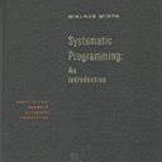 Systematic Programming: An Introduction - Niklaus, Boeken, Overige Boeken, Gelezen, Verzenden