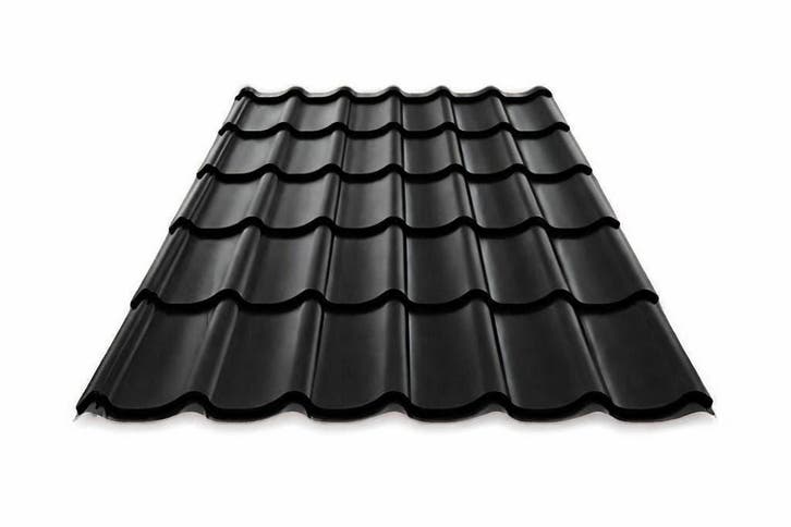 Dakpanplaten zwart | € 9,95 m2 | Dakpanplaat, Doe-het-zelf en Verbouw, Platen en Panelen, Nieuw, Minder dan 20 mm, Overige materialen
