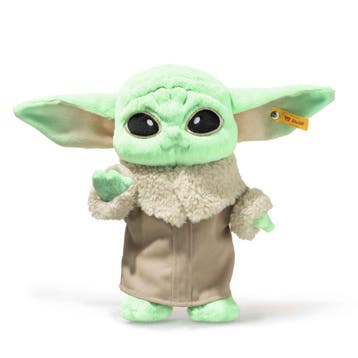 Steiff knuffel Grogu 25 cm groen -  van €64,90 voor €58,41, Ophalen of Verzenden, Nieuw