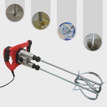 Krachtige 1800W Verf- en Mortelmixer met 2 Snelheden, Verzenden, Nieuw