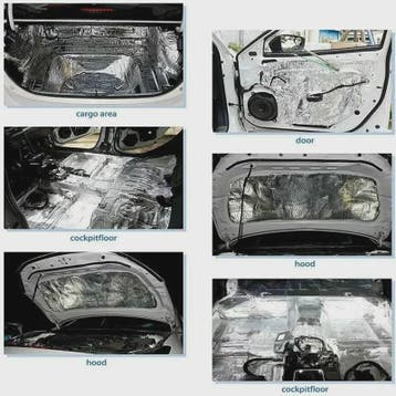 Geluidsisolatie & Warmte-isolerende Mat voor Auto - 2x0.5M, Verzenden, Nieuw