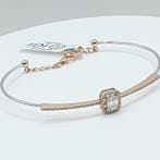 Armband - 14 karaat Roségoud, Witgoud - 0.45ct. tw. Diamant