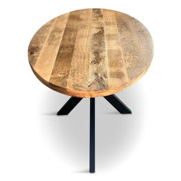 Eettafel Silvia Ovaal 150x90cm Mango Naturel, Huis en Inrichting, Tafels | Eettafels, Ophalen of Verzenden, Nieuw