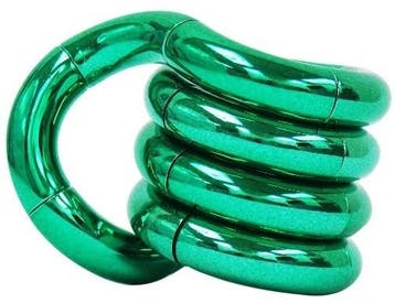 Tangle Junior - Metallic Groen | Tangle - Hobby Artikelen, Verzenden, Nieuw