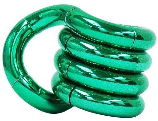 Tangle Junior - Metallic Groen | Tangle - Hobby Artikelen, Kinderen en Baby's, Speelgoed | Overig, Nieuw, Verzenden