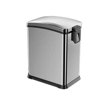 EKO New Rejoice Step Bin 15 ltr - Mat RVS, Verzenden, Nieuw