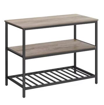 Keukeneiland 120×60 cm met 3 Planken en Metaalframe, Verzenden, Nieuw