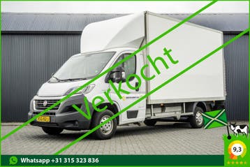Fiat Ducato 2.3 MultiJet | Bakwagen met Laadklep | 131 PK |, Stof, Gebruikt, Euro 6, Wit