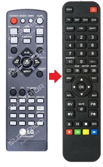 LG 6710CMAQ05F afstandsbediening, Verzenden, Nieuw