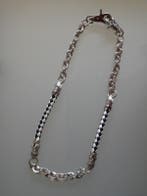 Wallet Chain zwart/ wit leder., Verzenden, Nieuw