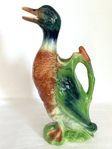 Faïencerie Saint Clément - Karaf - Art Deco schenkkan ,, Antiek en Kunst, Curiosa en Brocante
