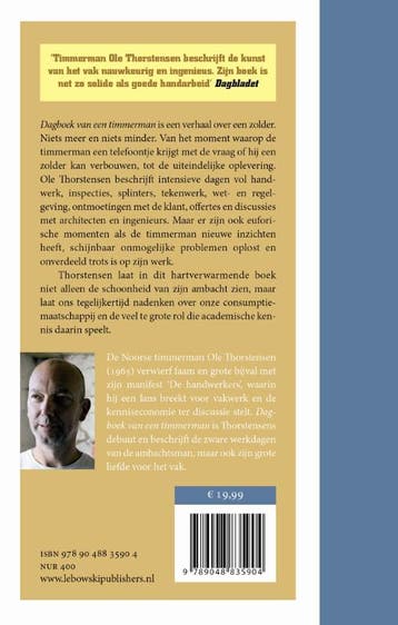 Dagboek van een timmerman 9789048835904 Ole Thorstensen, Boeken, Verzenden, Zo goed als nieuw, Ole Thorstensen