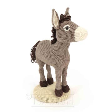Ezel Haken voor Mini Kerststal - Haakpret Anja Toonen - Ha, Ophalen of Verzenden, Nieuw