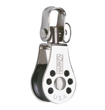 Harken Micro Blok - 1 schijf (22mm) met wartel, Ophalen of Verzenden, Nieuw
