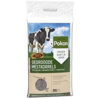 Gedroogde mestkorrels | Pokon | 5 kg, Verzenden