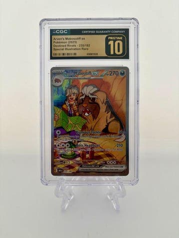 Pokémon - 1 Graded card - Arvens Mabostiff ex - Destined, Nieuw