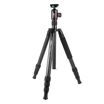 Kingjoy K3208 Carbon Statief + QH20 Balhoofd - Heavy Duty, Verzenden