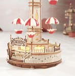 Robotime Parachute Tower Houten modelbouw knutselen, Verzenden, Nieuw