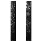 vidaXL Parasolhoezen 2 st met rits 250 cm PE, Verzenden, Nieuw, Minder dan 1 meter, Parasolhoes