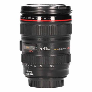 Canon EF 24-105mm f/4L IS USM met garantie, Ophalen of Verzenden, Gebruikt