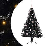 vidaXL Kunstmatig Voorverlicht Kerstboom met 150 LED Zwart, Diversen, Kerst, Verzenden, Nieuw