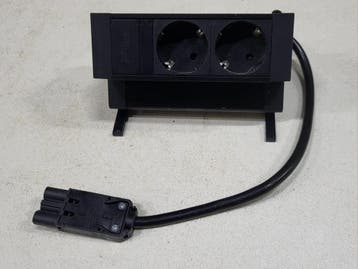 Filex Power Desk Up 2.0 opbouw stekker unit, zwart, Ophalen, Nieuw