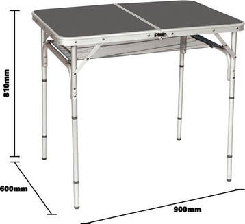 Bo-Camp - Tafel - Koffermodel - 90x60 cm, Verzenden, Nieuw