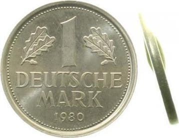 1 Dm Brd 1980j ohne Randinschrift!, Verzenden