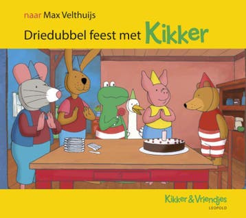 Driedubbel feest met Kikker / Kikker & Vriendjes, Verzenden, Zo goed als nieuw, Max Velthuijs