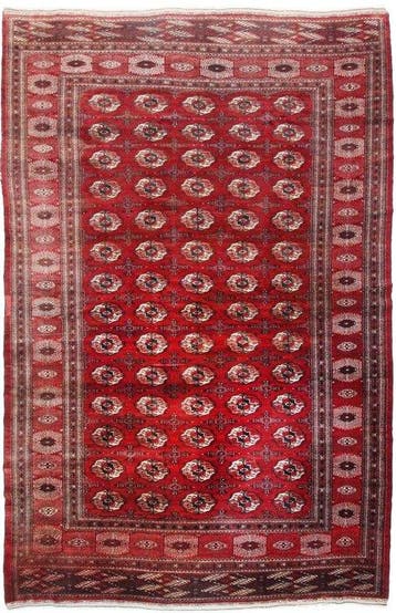 Antiek Turkmeense tapijt - Vloerkleed - 390 cm - 248 cm, Nieuw